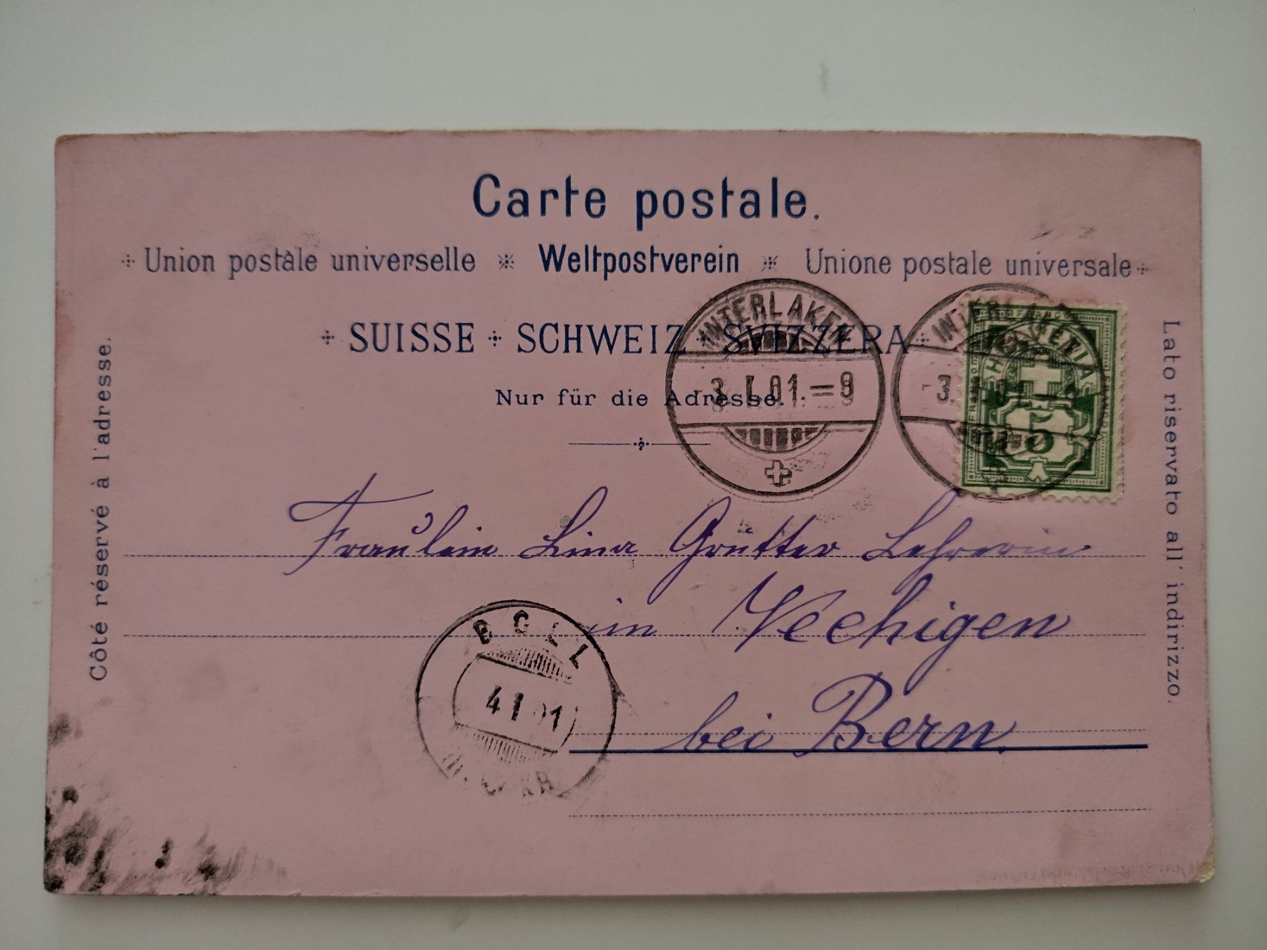 Cartes postales: Staubbach, Grindelwald, kl. Scheidegg dat. 1901 – D'occasion à Ohmstal par Lebensfreude05 1