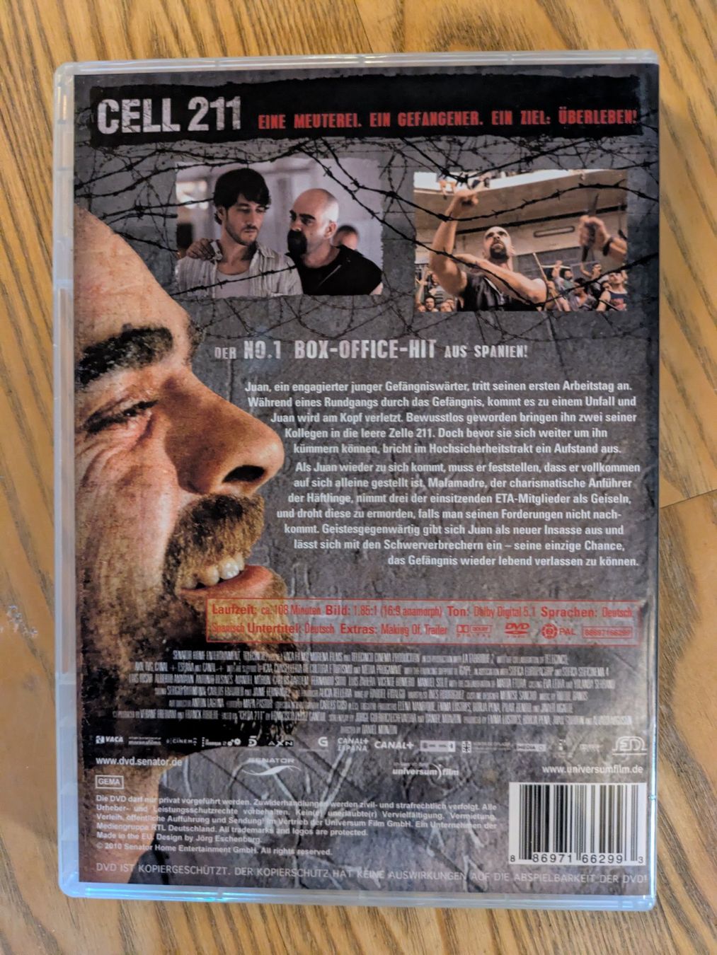 Tutti i DVDs: Cell 211 (DVD) – Usato da Männedorf venduto da Pacer19 1