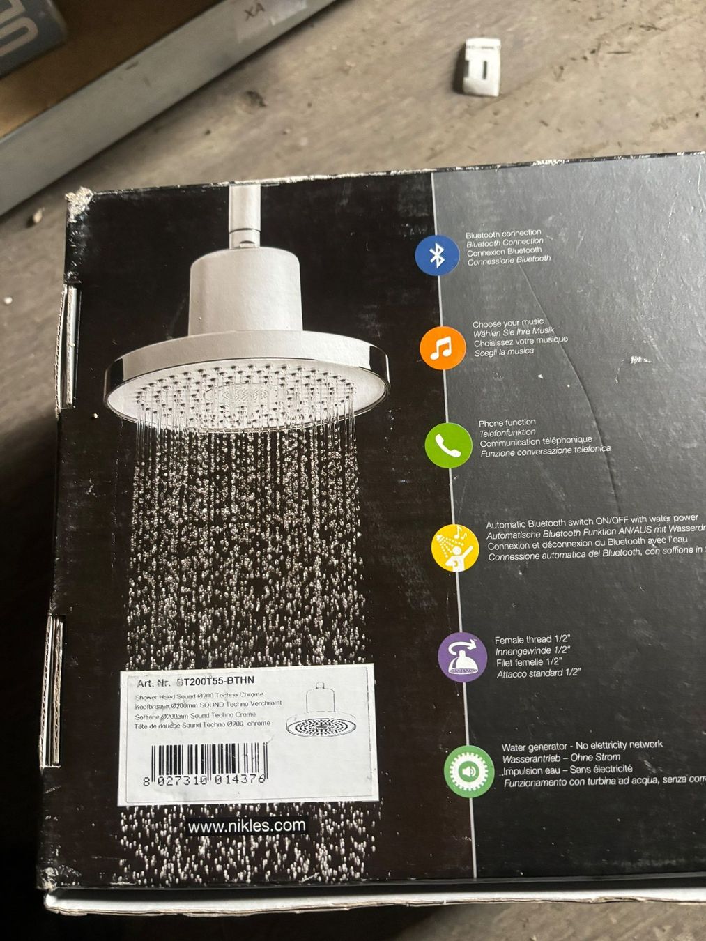 Pommeaux de douche: Duschbrause Nikles mit Bluetooth NEU – D'occasion à Regensdorf par RCM_8105Regensdorf 1