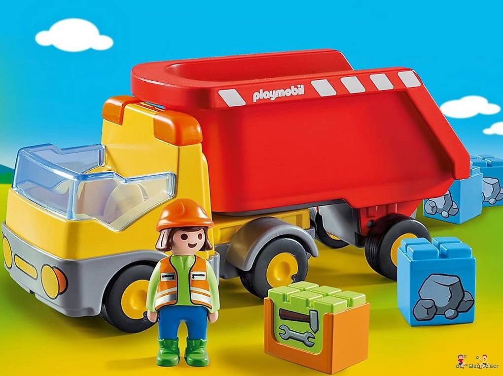 Playmobil Giocattoli: Playmobil 1.2.3 Kipplaster 70126 – Nuovo e nell'imballaggio originale da Birsfelden venduto da der-Wegweiser 4