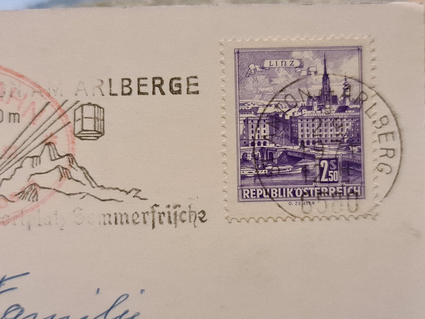 Ansichtskarten: Ansichtskarte Vallugabahn Tirol – Gebraucht aus Dintikon von Vexi 1