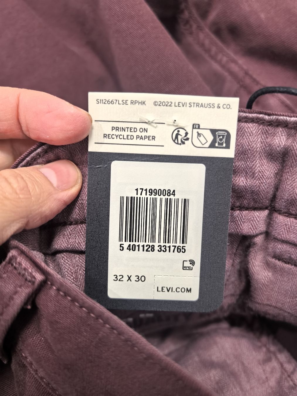 Levi's Pantaloni: Levi's chino hose – Nuovo e nell'imballaggio originale da Bad Ragaz venduto da chenk24 5