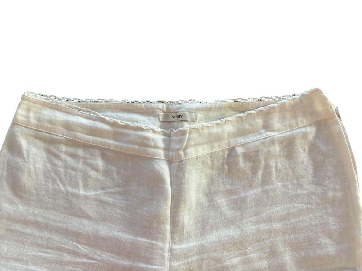 Pantaloni: Pantalon en lin Seventy – Usato da Dotzigen venduto da SecondHandGems 2