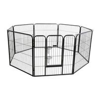 Pet Gehege fuer Hunde und Welpen (8-teilig, 80 cm x 78 cm)
