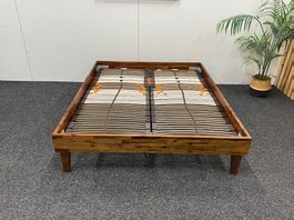 Hasena Doppelbett 160x200 cm inkl. 2 Vitalis Lattenroste