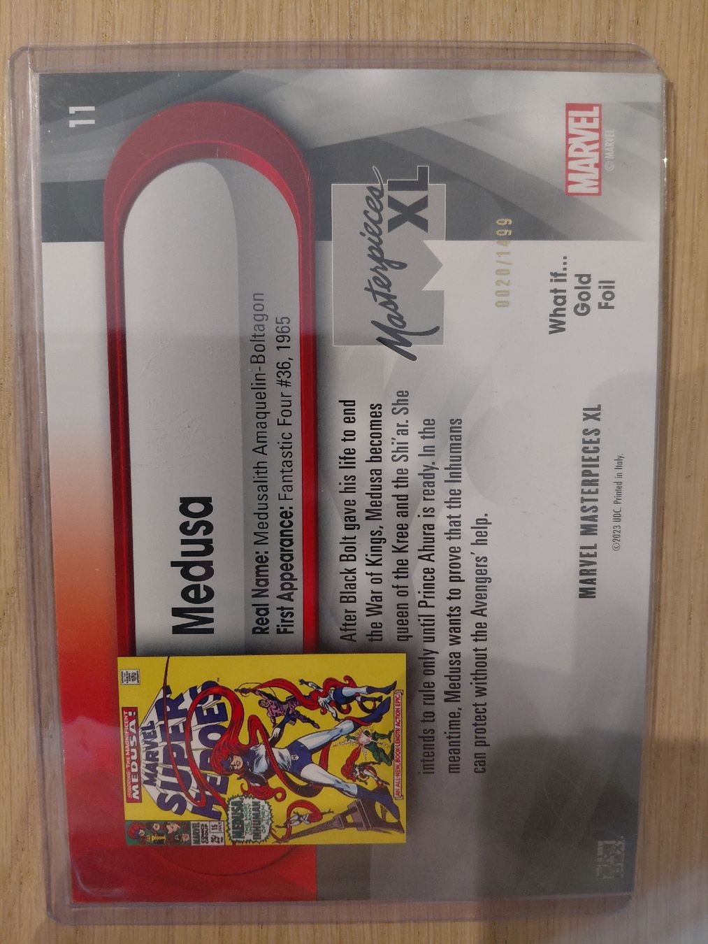Marvel Carte collezionabili: Marvel Super Heroes XL Card Masterpieces limited  – Nuovo (secondo la descrizione) da KLOTEN venduto da RAULMACHOTE 1