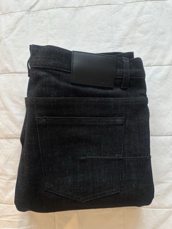 Dior Homme Jeans Noir Selvedge Taille 32 Neuf avec étiquette