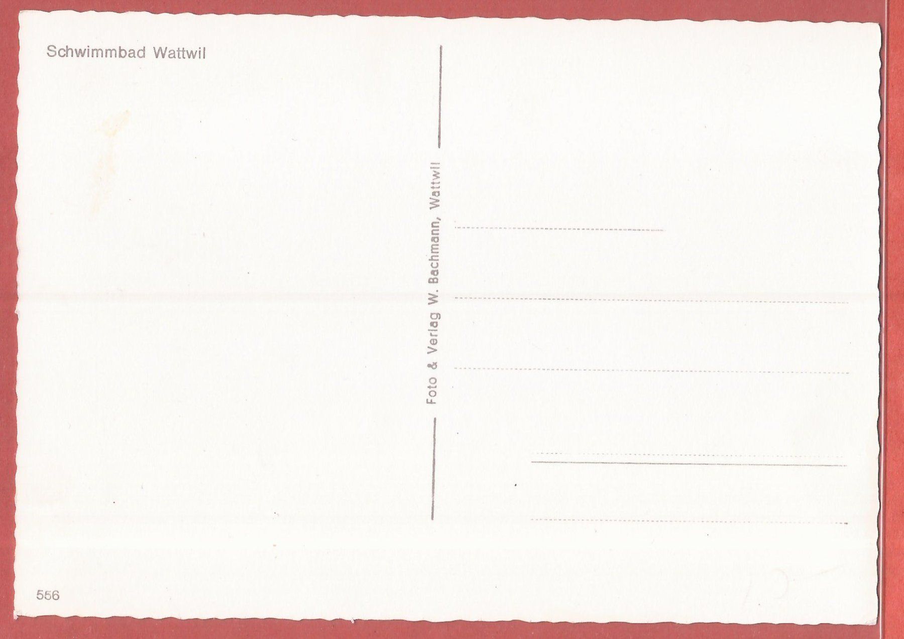 Cartes postales: Wattwil - Schwimmbad mit Sprungturm - ca. 1955 – D'occasion à Fislisbach par Porano 1