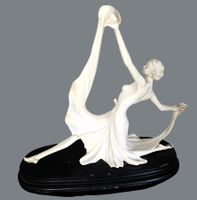 A. Santini sculpture danseuse Style Art Deco Tänzerin 48 cm