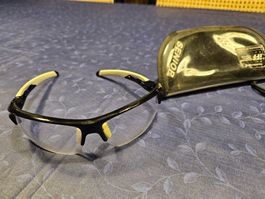 Unihockey Schutzbrille Fat pipe Senior schwarz gebraucht