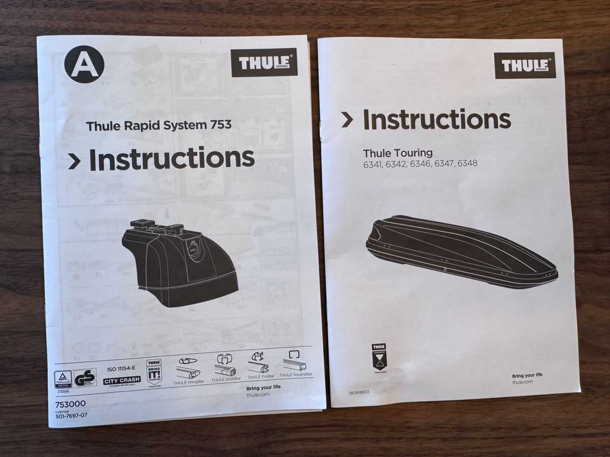 Thule Box da tetto: Thule Dachbox Alpine mit Rapid System 753 – Usato da Egg b. Zürich venduto da rvongunt 5