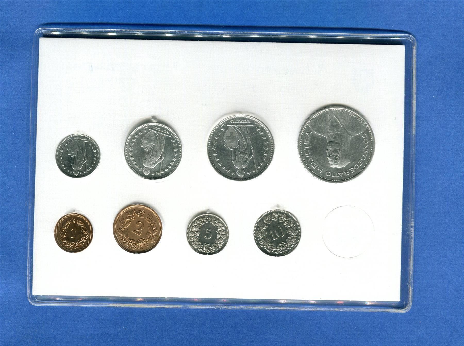 Alle Münzen: (1076) Münzsatz 1937 Silber – Gebraucht aus Rüthi (Rheintal) von erdnuessli1 1
