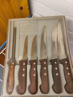 Messer-Set Solingen Neu mit Holzgriff  inkl. Schleifstab