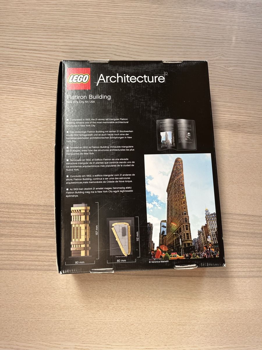 Lego Kit di costruzioni: Lego Architecture - flat Iron Building – Nuovo (secondo la descrizione) da Bern venduto da fel_r5br 1