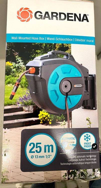 Gardena rollup automatic 25 m Schlauchbox NEU Kaufen auf Ricardo
