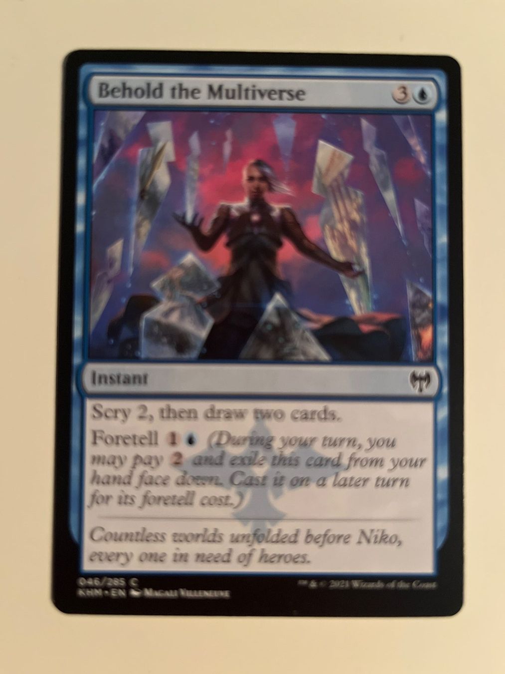 Magic The Gathering Carte collezionabili: 1 x Behold the Multiverse - Magic: The Gathering - MtG – Usato da Kriens venduto da Shadi1980