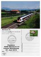 Oberkirch Sursee Sempach Luzern Letzttag Post Bahn SBB FLIRT