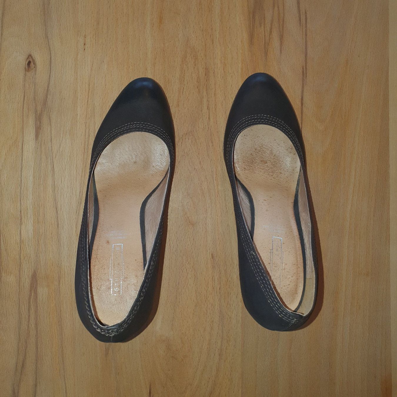 Scarpe da donna: dunkelbraune Leder-Pumps, Gr. 39 – Usato da Bilten venduto da pelanov 3