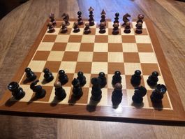 Schachspiel komplett Holz