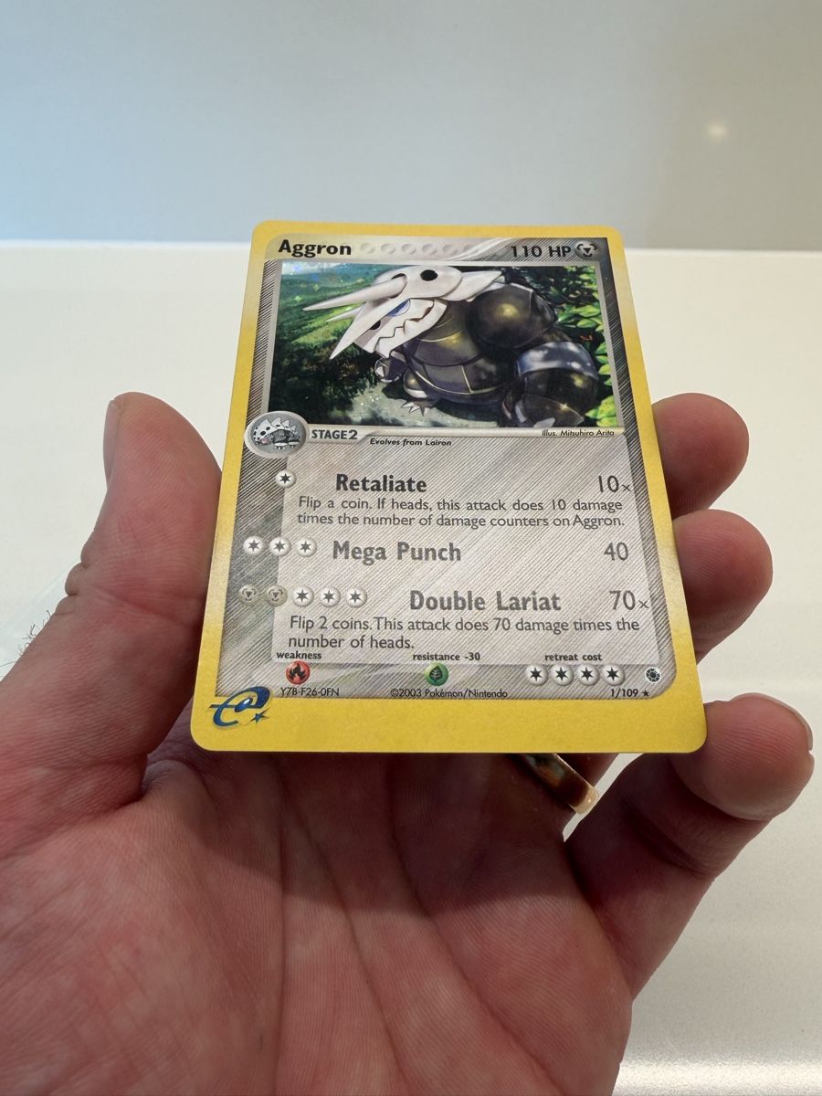 Pokémon Sammelbilder & Trading cards: Aggron Holo Rare EX Ruby & Sapphire 2003 – Gebraucht aus Arlesheim von WungaBunga 5
