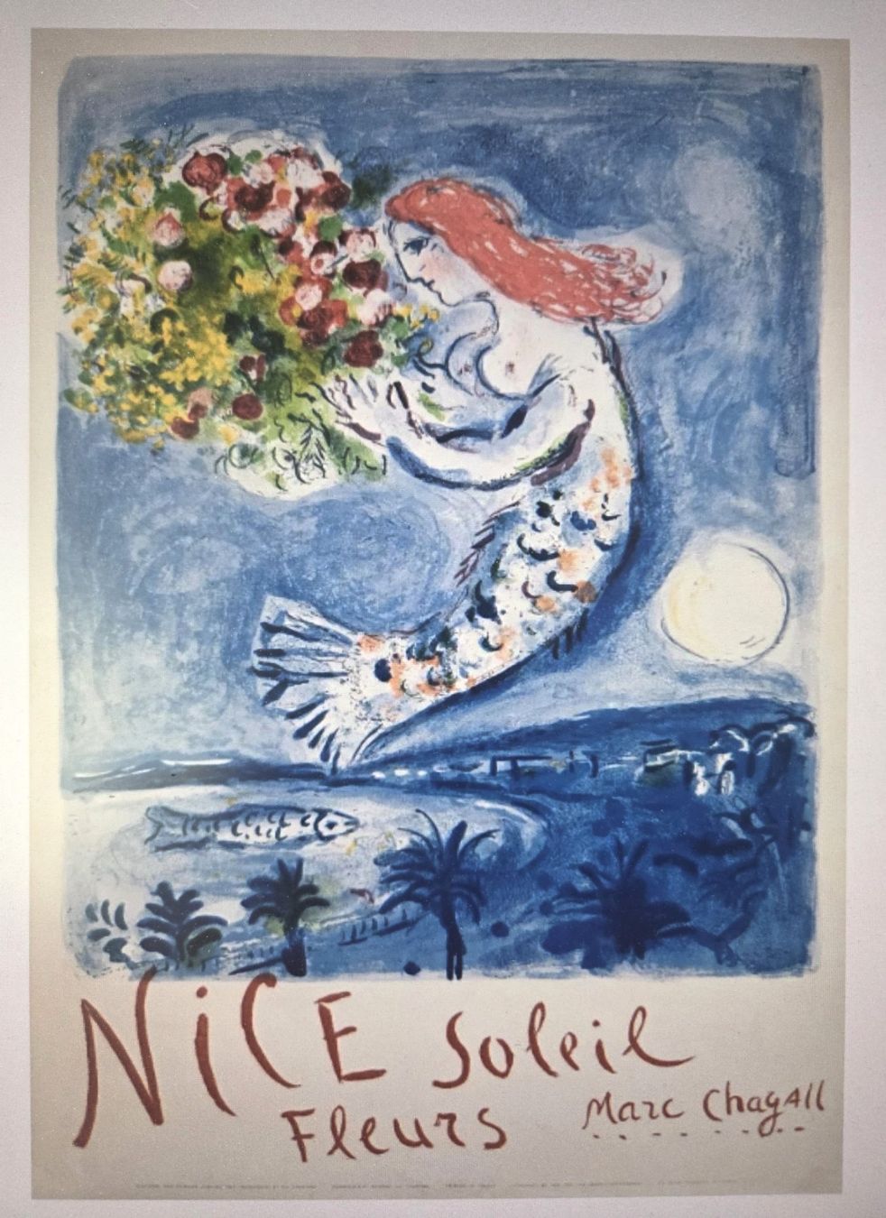 Grafica & Litografie: Marc Chagall (1887 - 1985) "La baie des Anges" – Usato da Zürich venduto da tgva484991