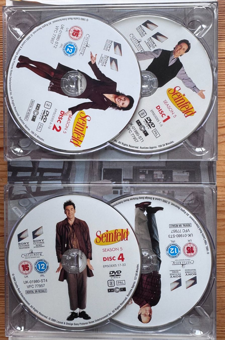 Alle DVDs: Seinfeld - Season 5 – Gebraucht aus Zürich von recordman01 2