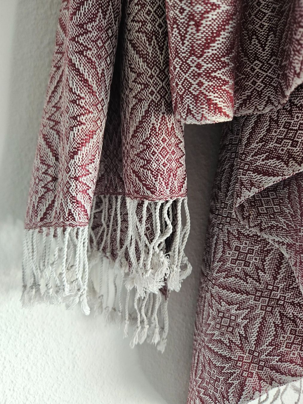 Foulard & Sciarpe: Schal, Baumwolle Handgewebt, Muster, – Nuovo (secondo la descrizione) da Basel venduto da Anghkorwatt 4
