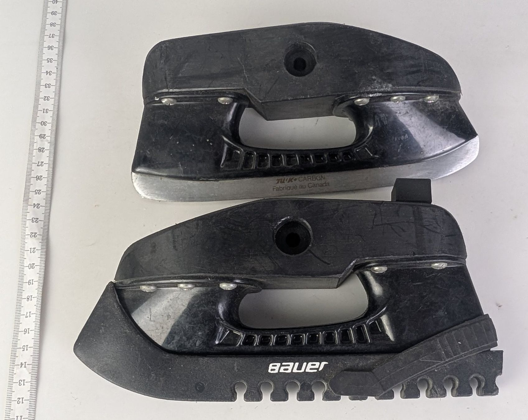 Bauer Pattini da ghiaccio: Bauer Tuuk Carbon Schlittschuh Kufen – Usato da Zürich venduto da axolottchen 9