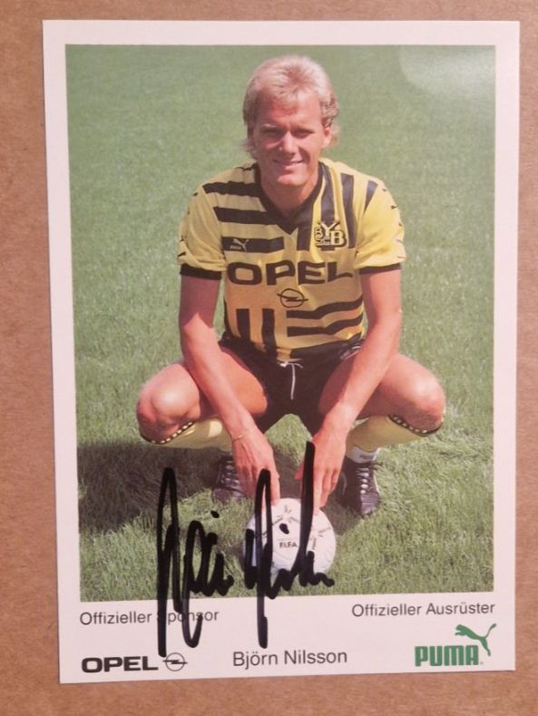 Autografi: Björn Nilsson - handsignierte Autogrammkarte - Session 88/89 – Usato da Menziken venduto da Autogramme
