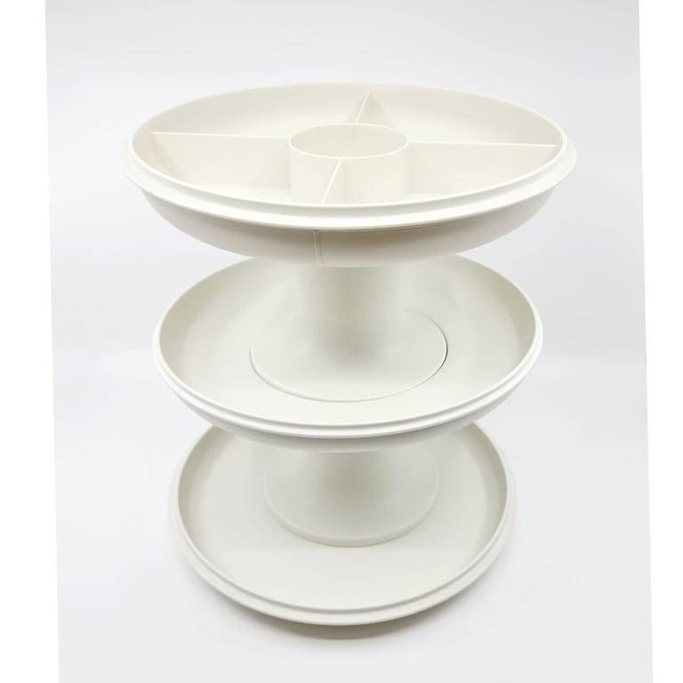 Tupperware Servierplatten: Serviteur - Présentoire Tupperware – Gebraucht aus Grandson von Nouvelle-ere 1