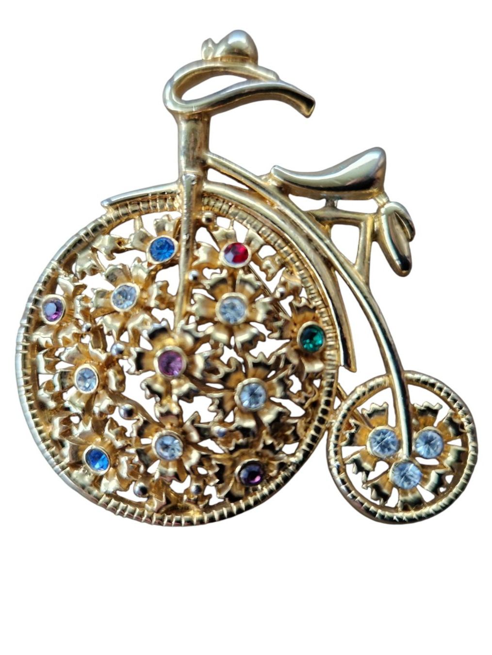 Broschen & Nadeln: Brosche Einrad Modeschmuck – Gebraucht aus Mörschwil von wunderkiste44