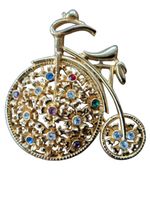 Brosche Einrad Modeschmuck