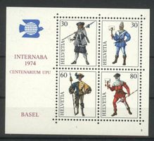 1974, Gedenkblock NABA Basel, Nr. 3 **