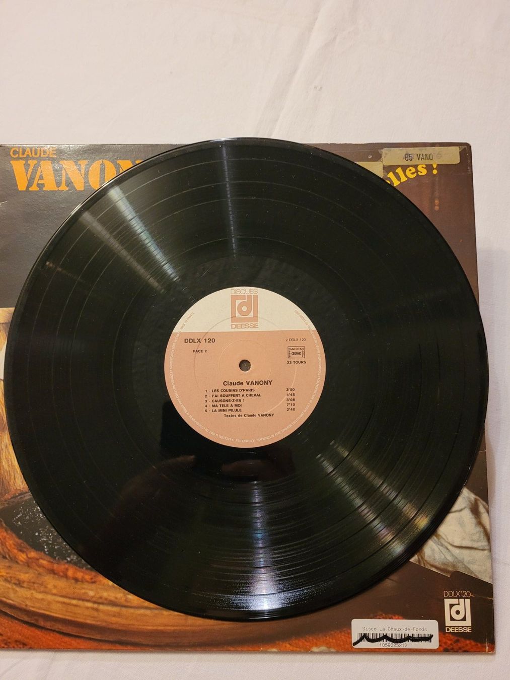 Schallplatten: Disque Vinyle 33t Claude Vanony "mmm...les brimbelles" – Gebraucht aus la Chaux-de-Fonds von Lampe 5