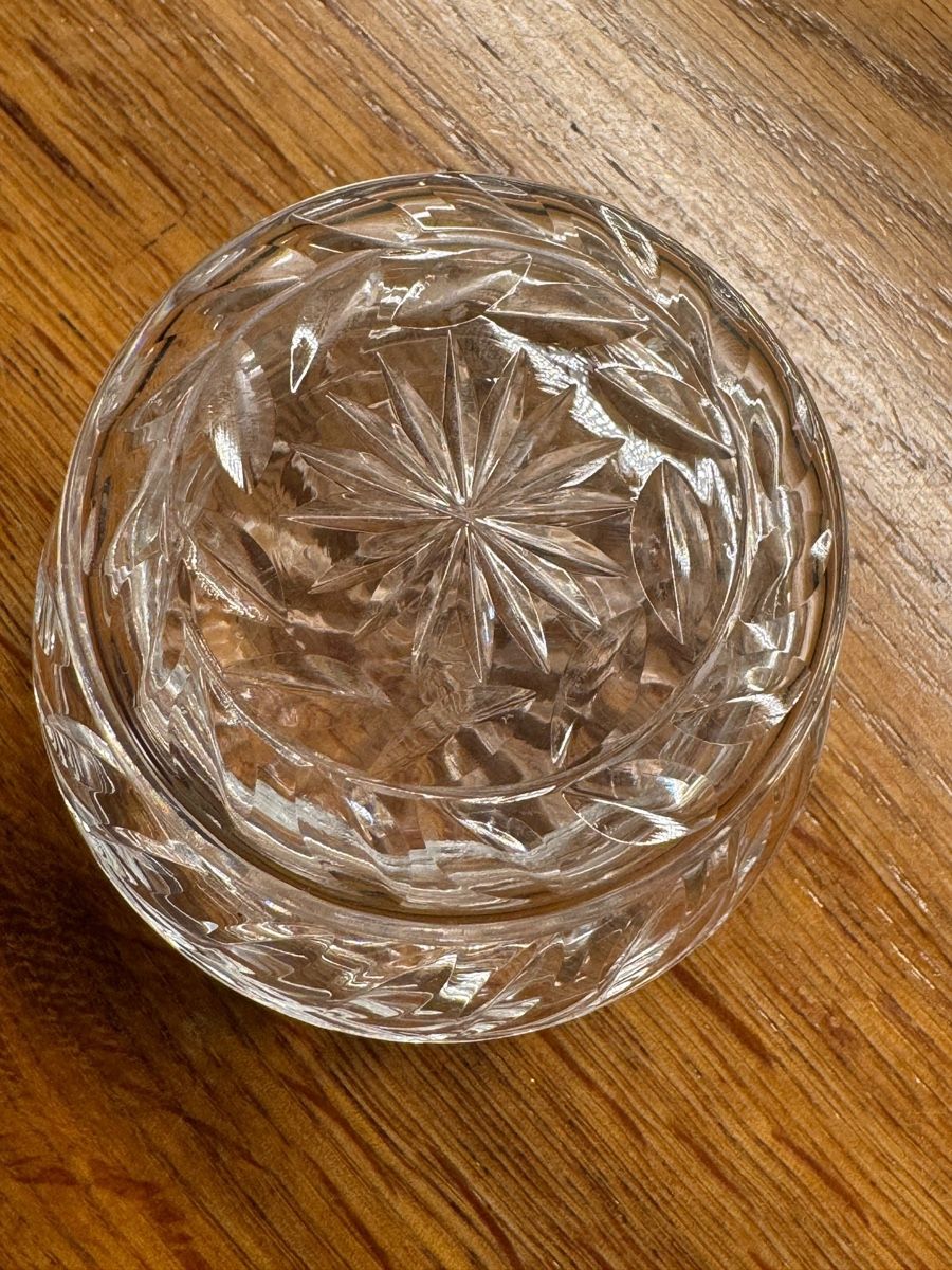 Bicchieri: Vintage Kristall Dose mit Deckel – Usato da Niederbüren venduto da poschti 1
