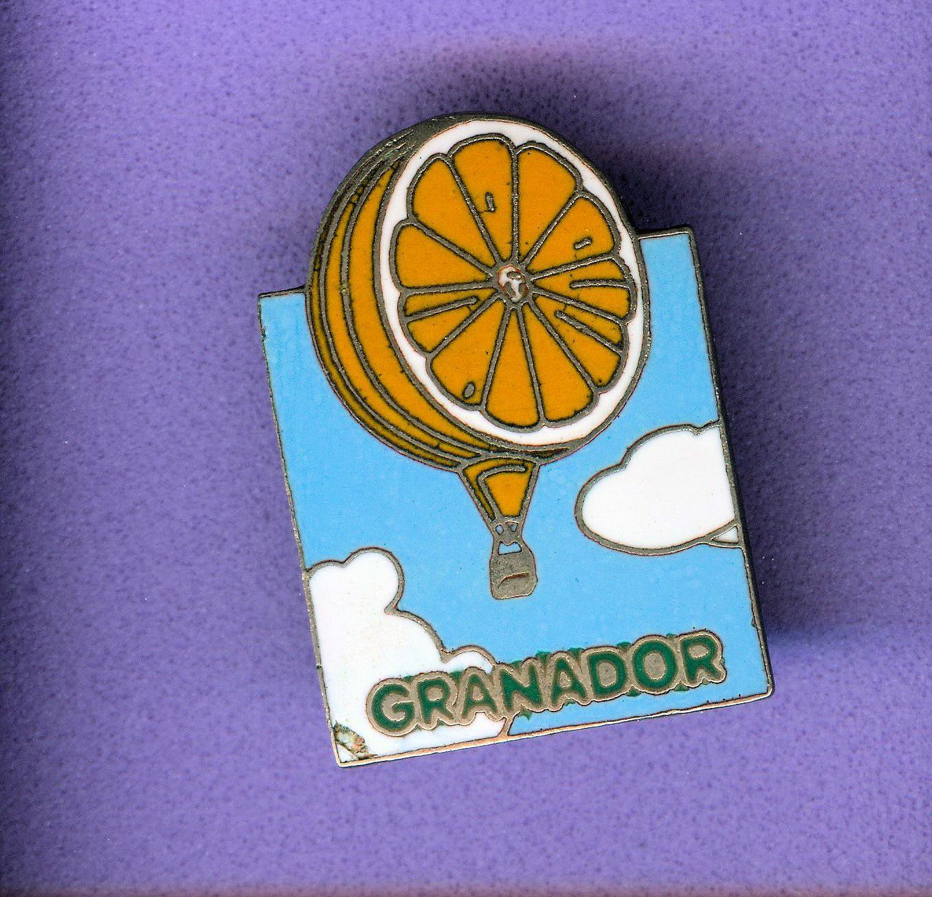 Plaquettes & Badges: Heissluftballon   ORANGE  GRANADOR – D'occasion à Winterthur par Sammleroase