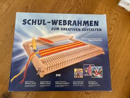 Schul-Webrahmen inkl. Wolle und Klettgarn