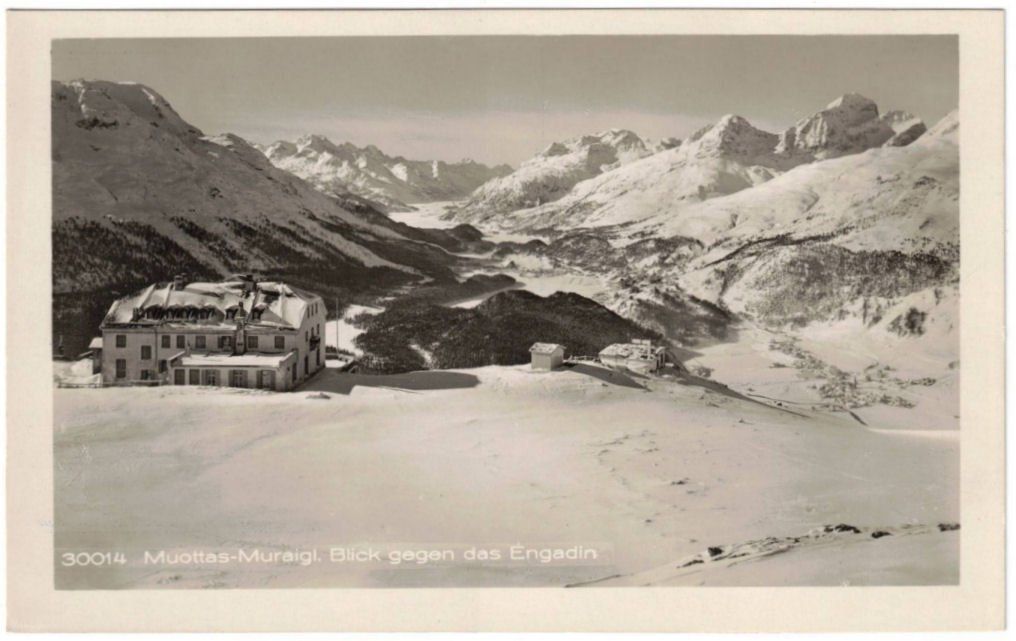 Cartoline postali: St. Moritz - Standseilbahn Muottas Muragl Bergstation – Usato da Binningen venduto da Mountainrider