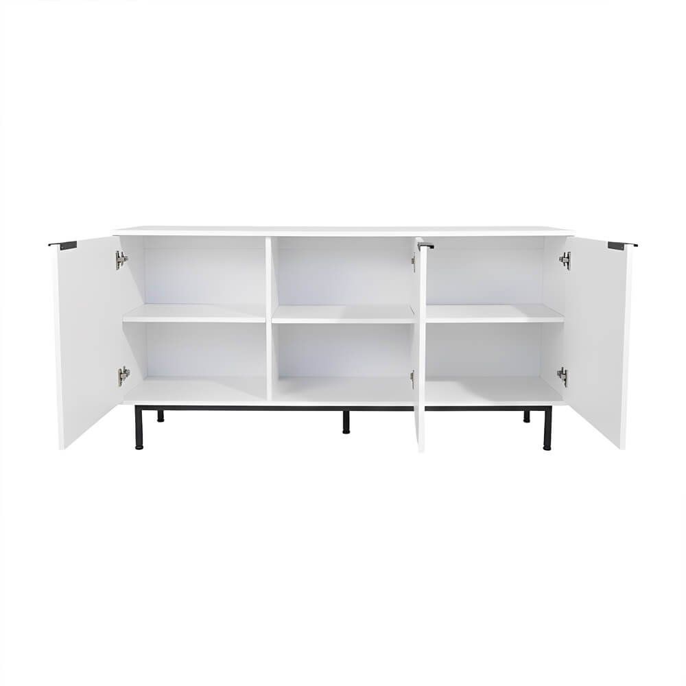 Cassettiere: Sideboard 154x42x73cm NALA - Weiss – Nuovo e nell'imballaggio originale da Wallenwil venduto da toesstal-vertrieb 4