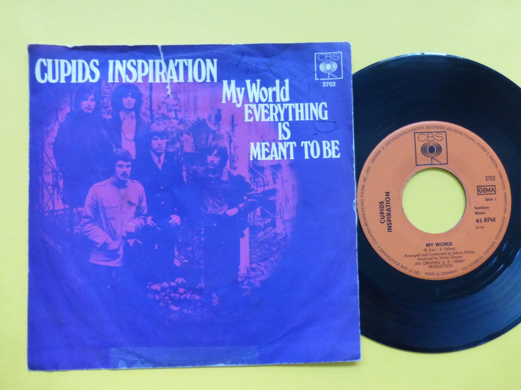 Dischi in vinile: Cupids Inspiration – My World – Usato da Zürich venduto da Swiss57