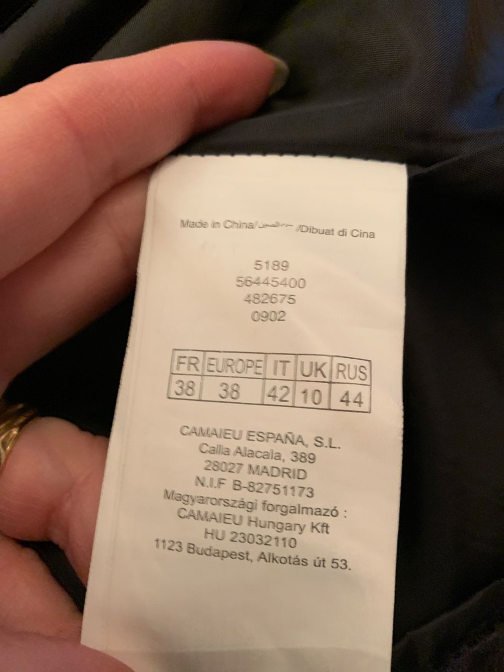 Vestiti: Jolie robe noire Camaïeu taille 38 – Usato da MEYRIN venduto da Gwendo10 3