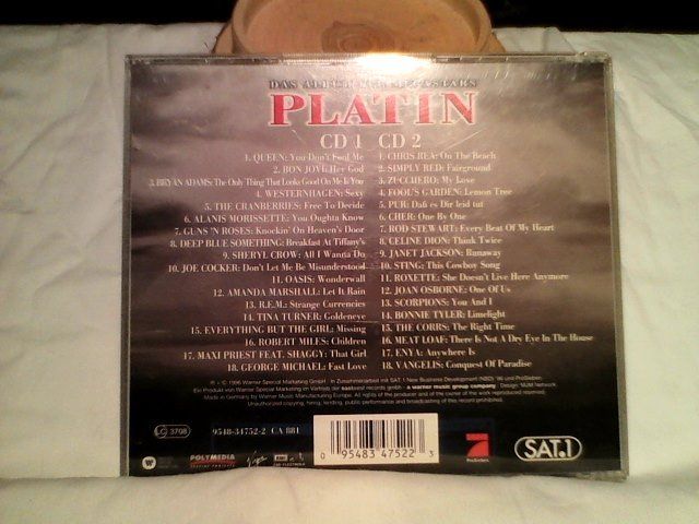 CD: CD Platin  Das Album der Megastars – Nuovo (secondo la descrizione) da Liesberg venduto da Concombres8478 3