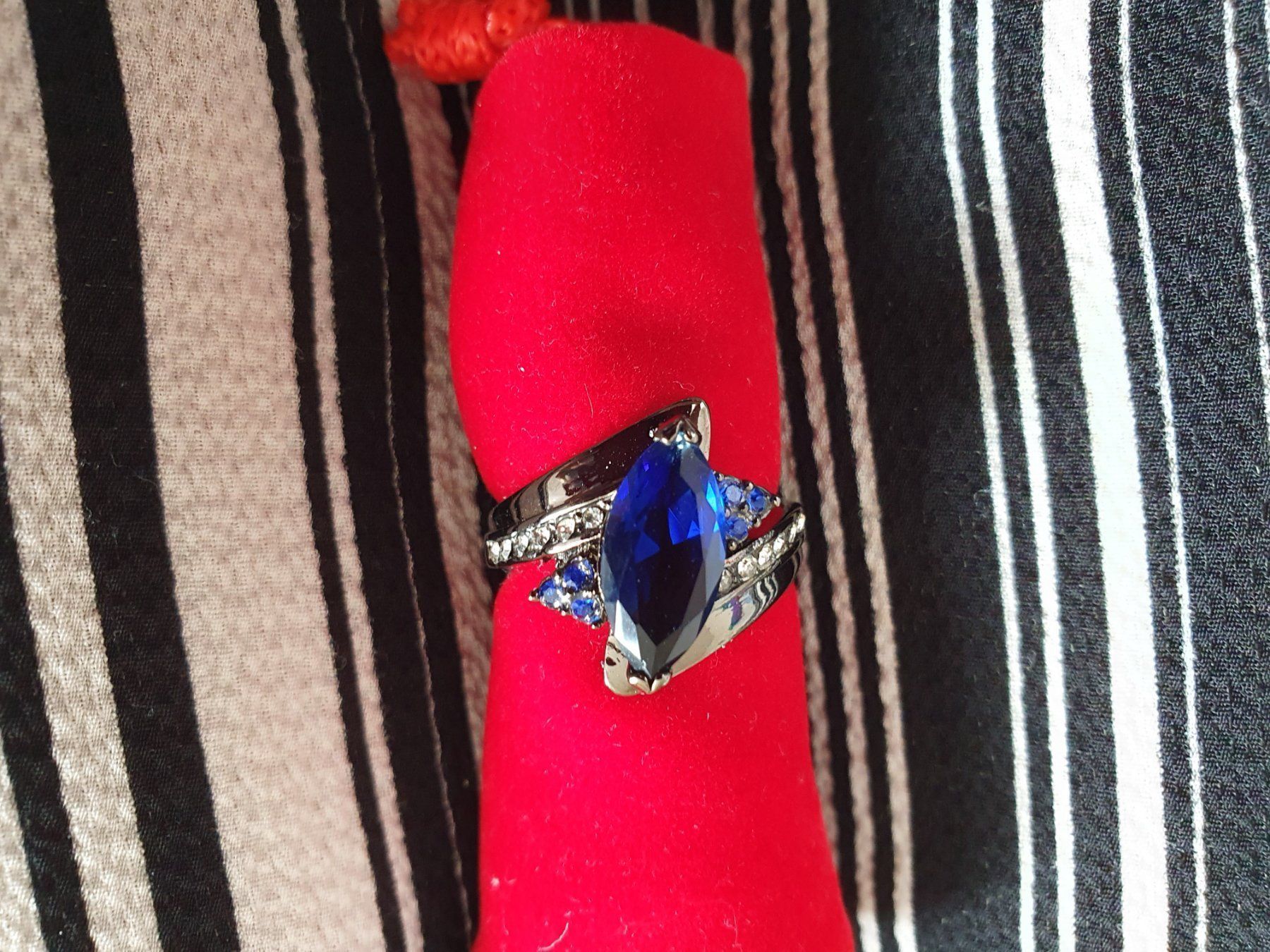 Anelli: damen ringe blau – Nuovo (secondo la descrizione) da Zuchwil venduto da mag_mdx5 1