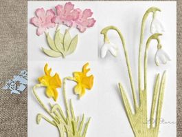 Stanzschablone Nr. 78, Blumen (für Sizzix geeignet)