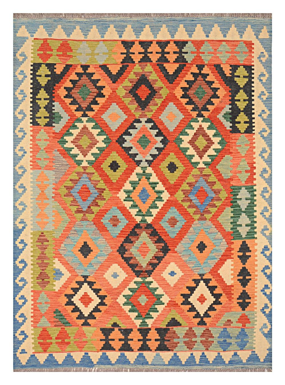Kelim Tappeti: Oriente Kelim Teppich 150x200 Cm – Nuovo e nell'imballaggio originale da Lahore venduto da Fairways79 4