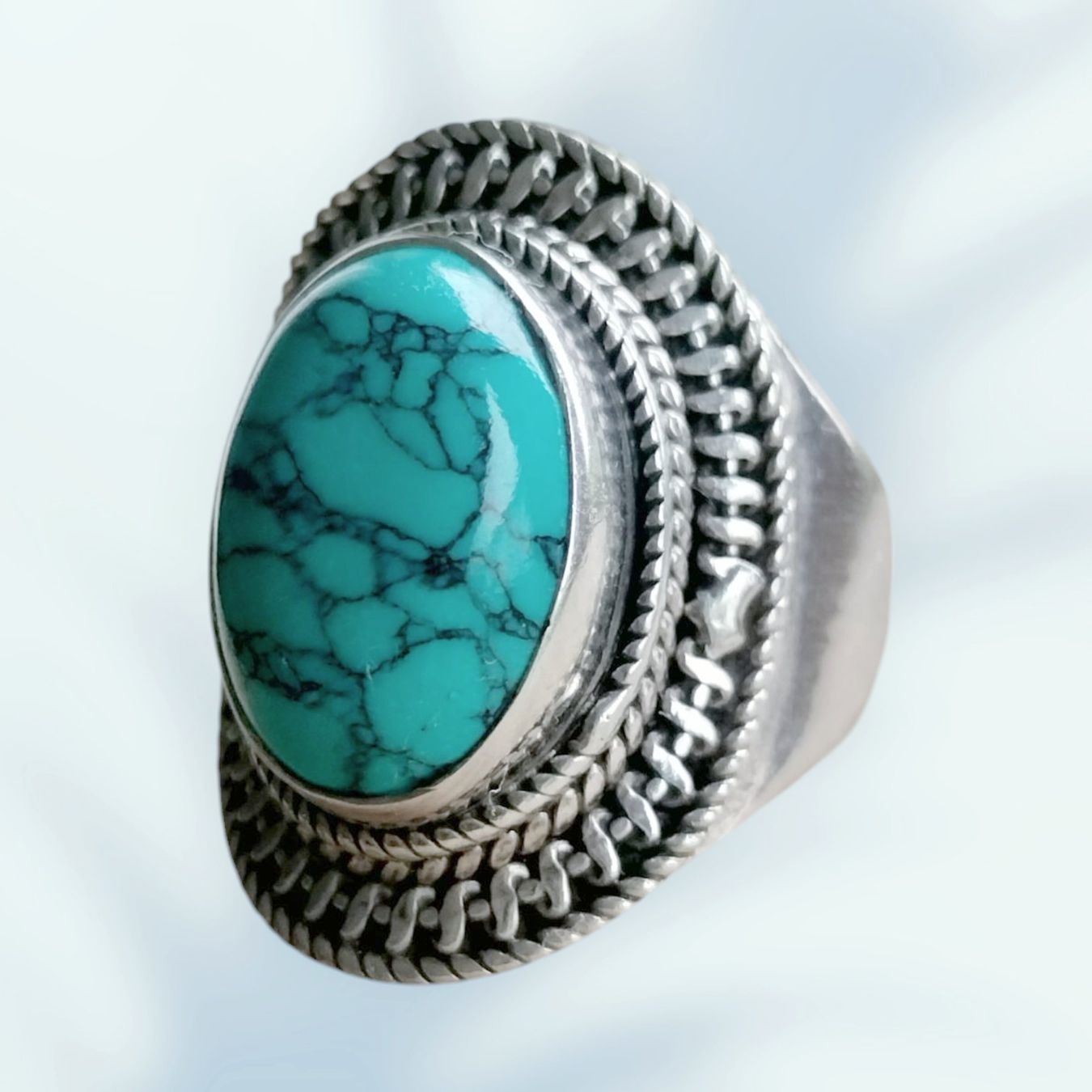 Anelli: Türkis 925 Silber Ring – Nuovo (secondo la descrizione) da Schwyz venduto da els_7cys 1