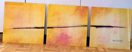 Bild 3-teilig abstrakt mit Linie 04/2007