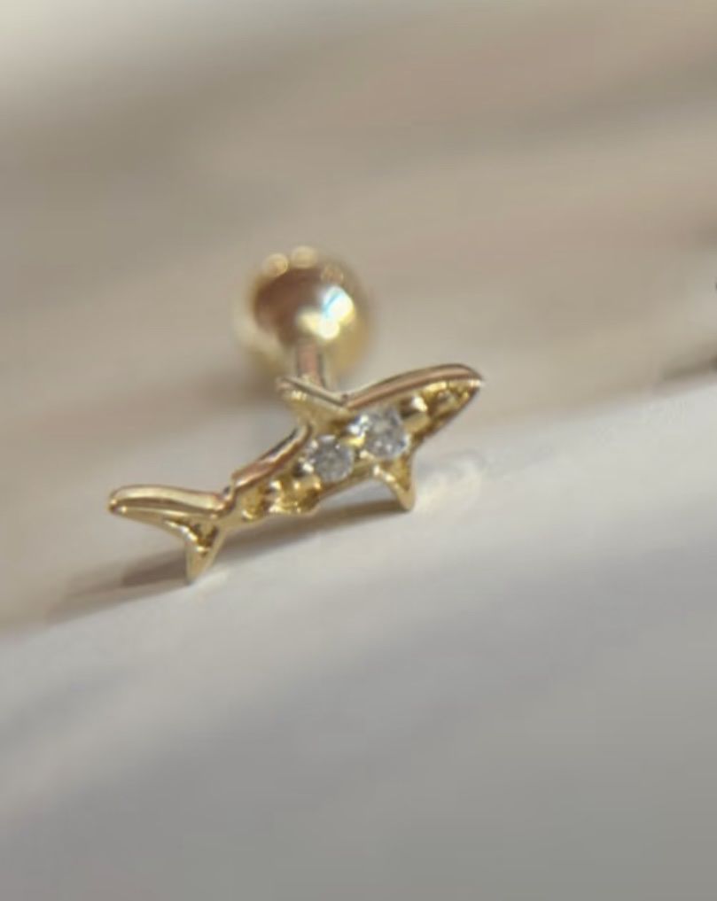 Gioielli per piercing: 18K Gelbgold Diamant Piercing – Nuovo (secondo la descrizione) da Goldau venduto da 19099 2