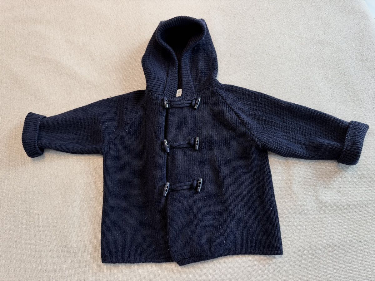 Giacche & Cappotti: Frilo Wolljacke Gr. 74 in dunkelblau – Usato da Hettlingen venduto da SaMiViJu