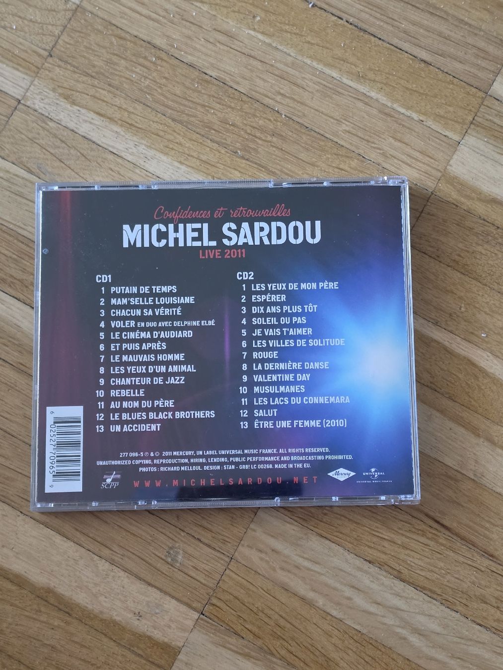 CDs: Doppel-CD: MICHEL SARDOU LIVE 2011 2CD – Gebraucht aus Aesch BL von immon 1